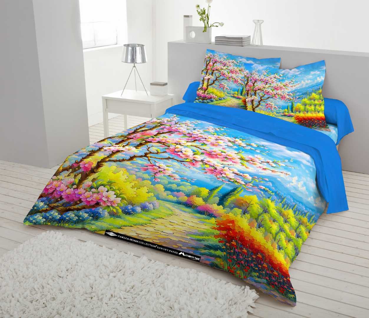 Digital,Home,Tex,Luxury,Panel,Cotton,Bed,Sheet,King,Size